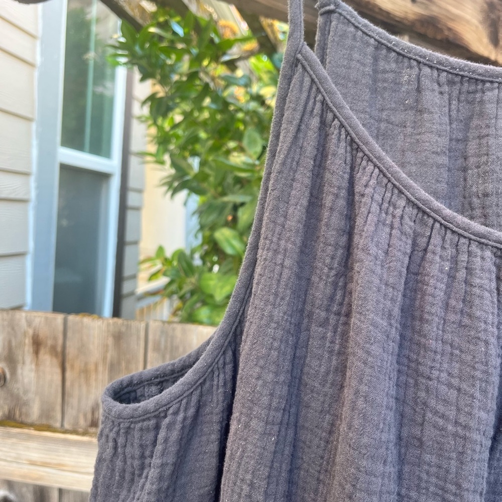 Black Tiered Tank Dress